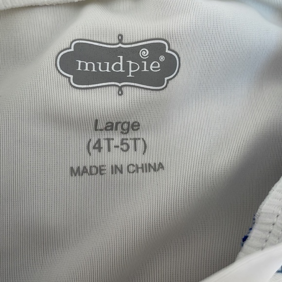Mud Pie crab swim top with button eyes 4-5 T - Picture 4 of 5